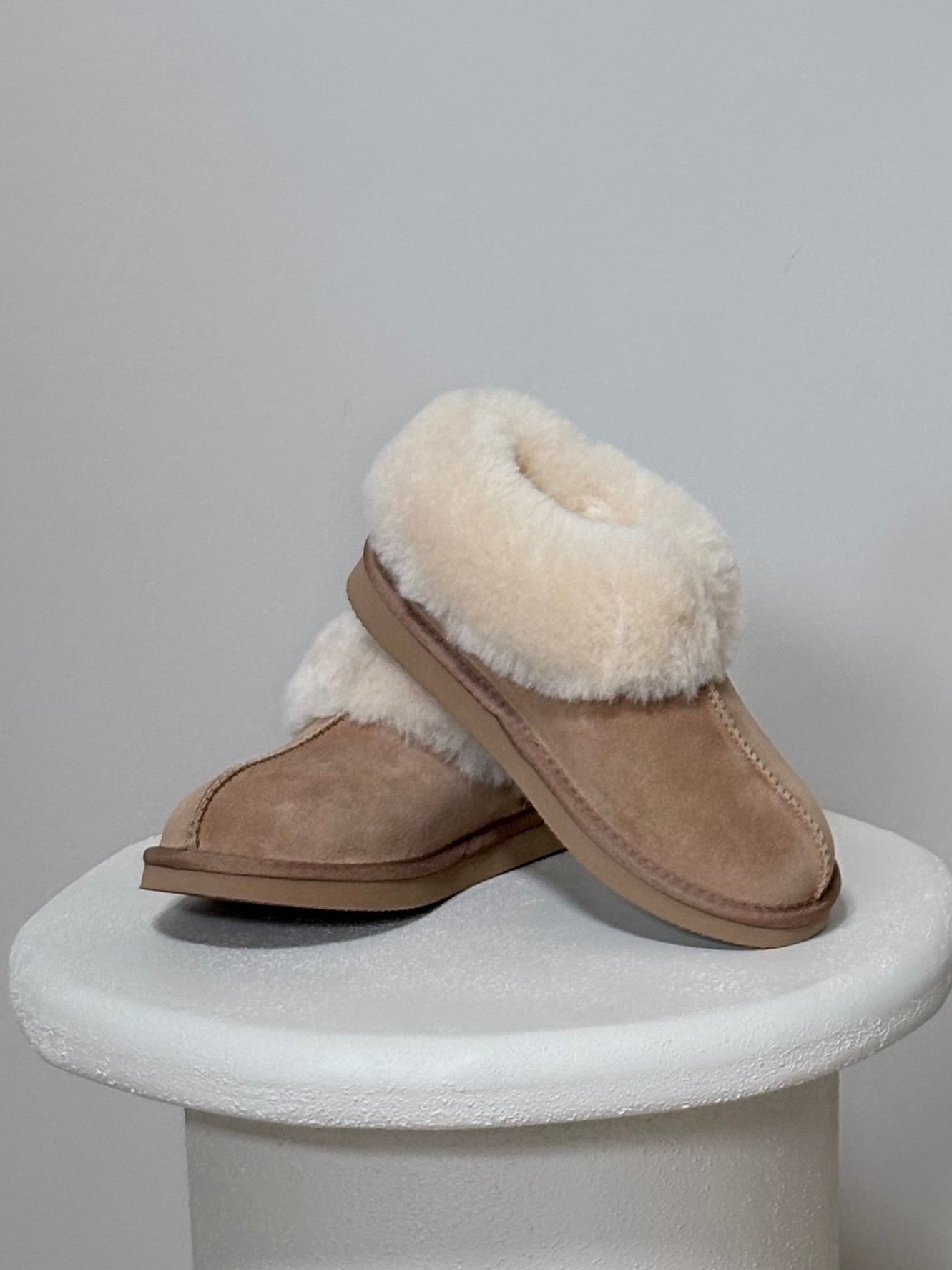 Pantoffels camel