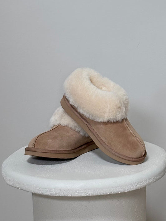 Pantoffels camel