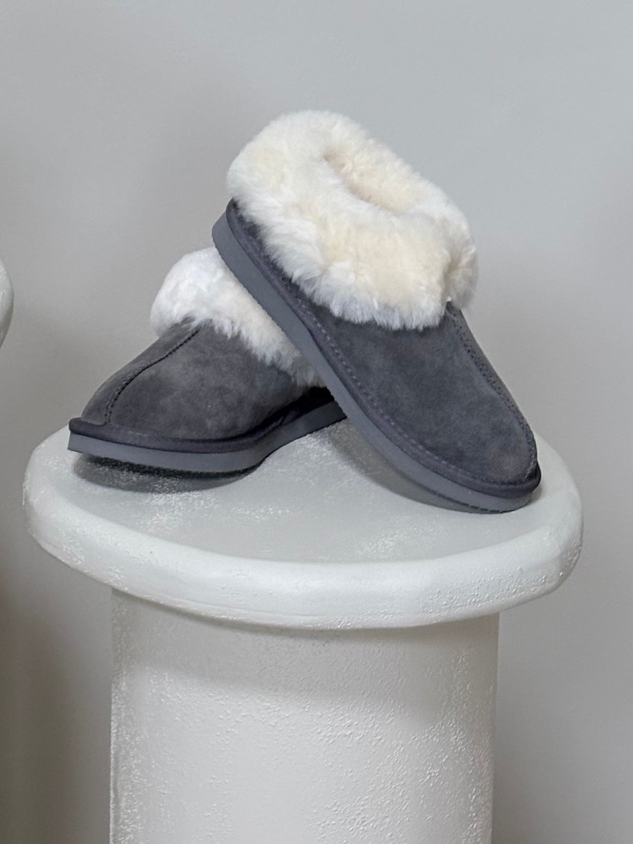Pantoffels grijs