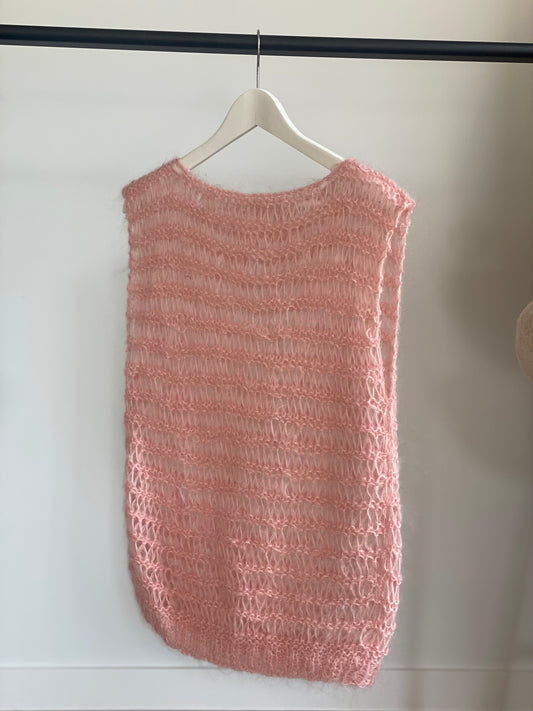 Vieux roze debardeur